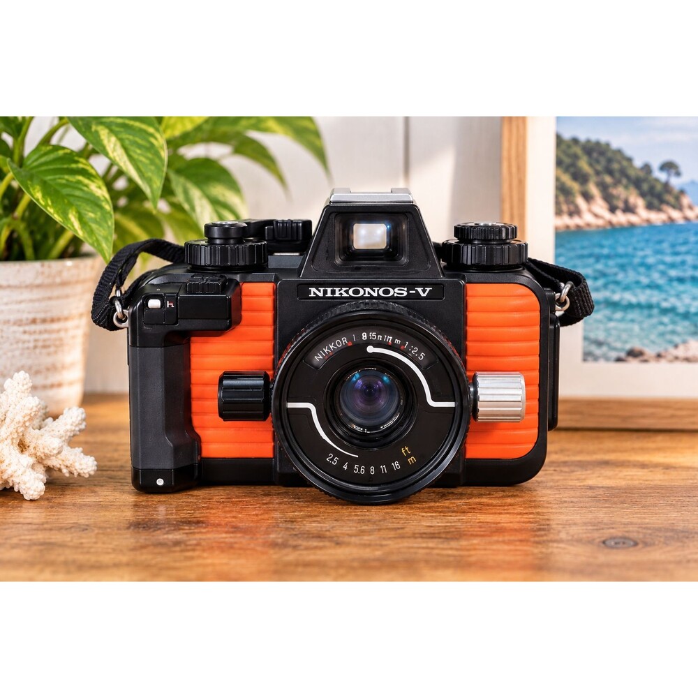 Vintage Nikon Nikonos V 35mm Underwater Camera Nikkor 35mm f/1:2.5 Tested Japan
